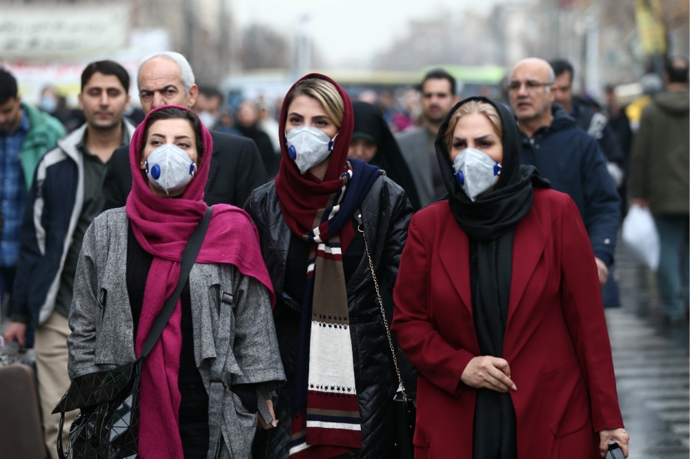伊朗國內的新型肺炎疫情也快速擴散升溫。（湯森路透）