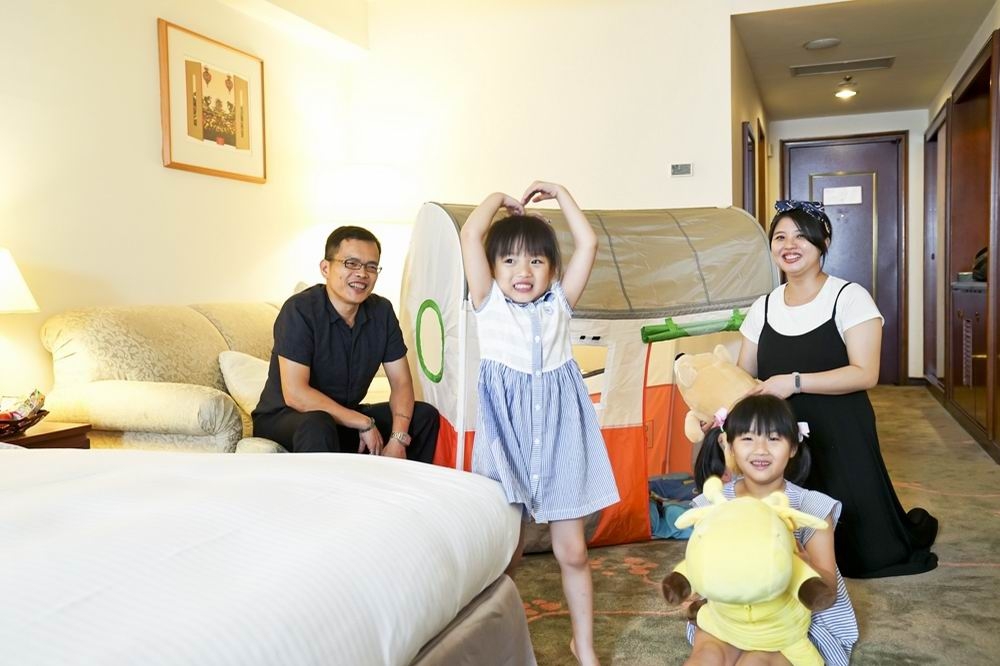 台中福華大飯店鼓勵親子同遊推優惠。（台中福華提供）