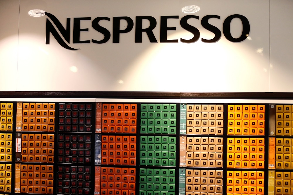 全球食品領導品牌雀巢（Nestlé）的子公司Nespresso。（湯森路透）