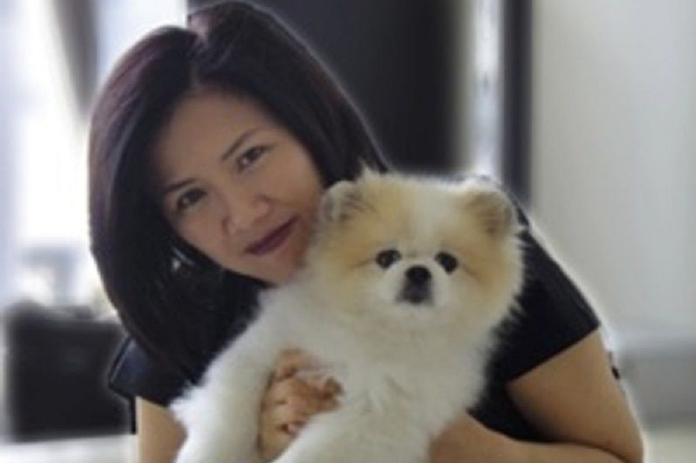 香港女富豪周巧兒感染武漢肺炎後，她的愛犬4日也證實確診，成全球首例。（網路圖片）
