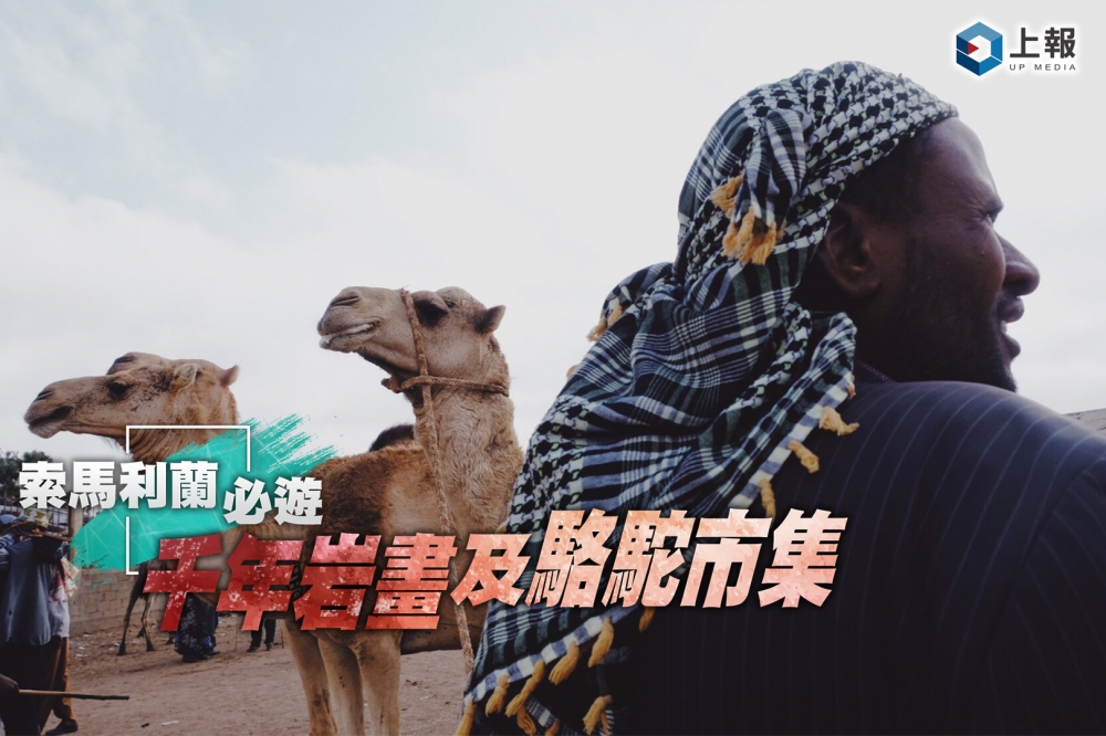 索馬利蘭首都哈爾格薩（Hargiesa）的駱駝市集。 （蔣銀珊攝）