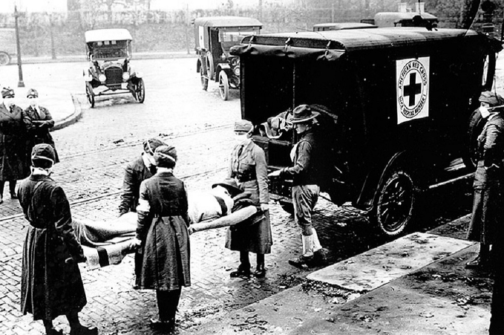 1918年西班牙流感，造成當時全球17億人口數千萬人喪命。（圖片取自美國疾病控制與預防中心）