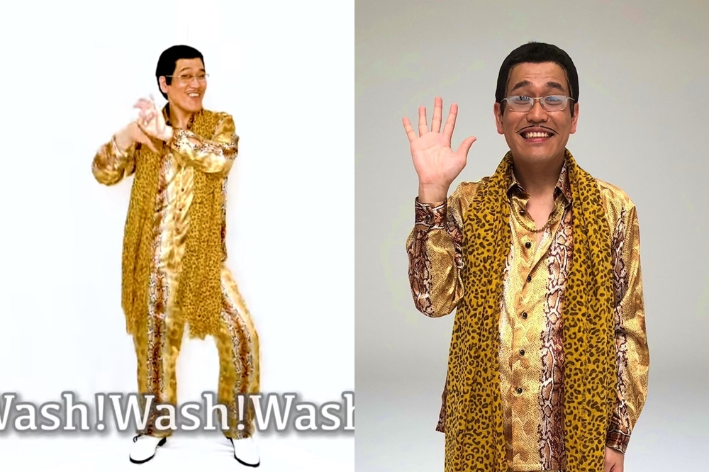 日本搞笑藝人「PICO太郎」推出全新《PPAP-2020-》告訴大家洗手的重要性（翻攝自youtube、圖片取自PICO太郎推特）