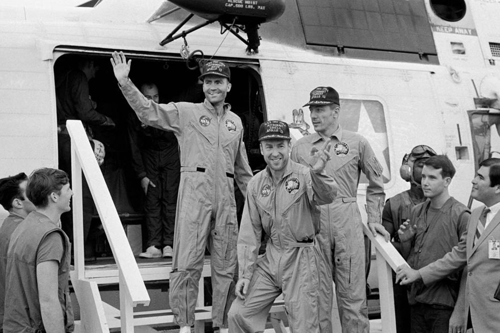 50年前阿波羅13號的意外，展現太空人成功歸來的奇蹟。（NASA）