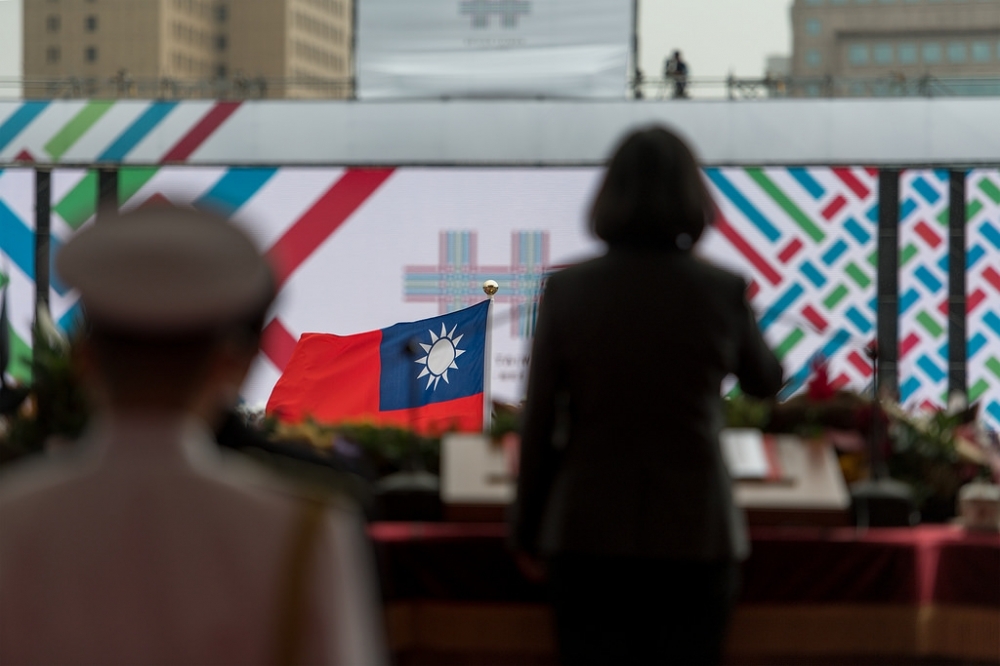 民主台灣，絕對要嚴正拒絕民族主義式的壓迫，堅持我們的民主立場。（圖片摘自總統府網站）