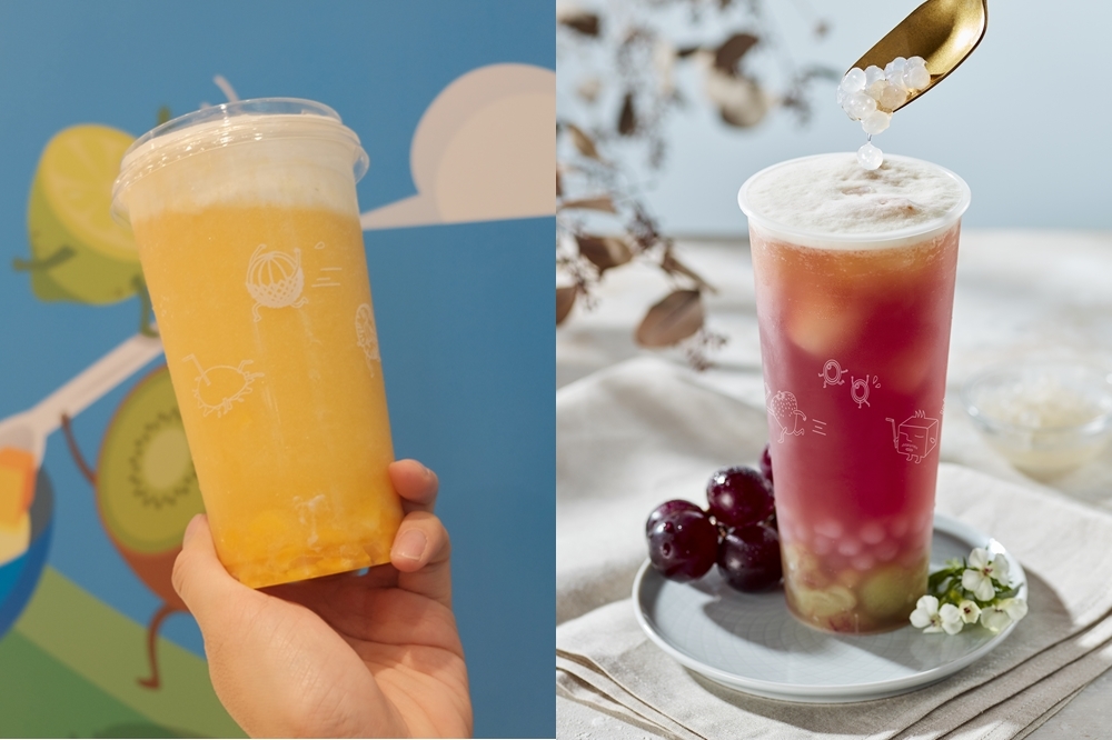 「ICE MONSTER」即日起推出「ICE水果茶系列」和「MONSTER果茶系列」等多種飲品（林立恆攝、ICE MONSTER提供）