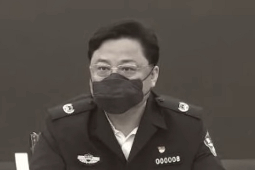 中國公安部副部長孫力軍被指涉嫌嚴重違紀違法。（圖片取自影片）