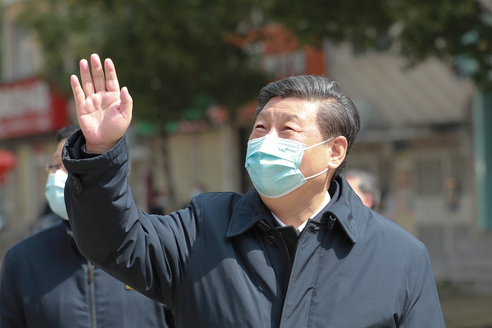 美、英等國將武漢肺炎疫情歸咎中國之際，北京政壇也陸續傳出中共內部究責中共總書記習近平的風聲。（湯森路透）