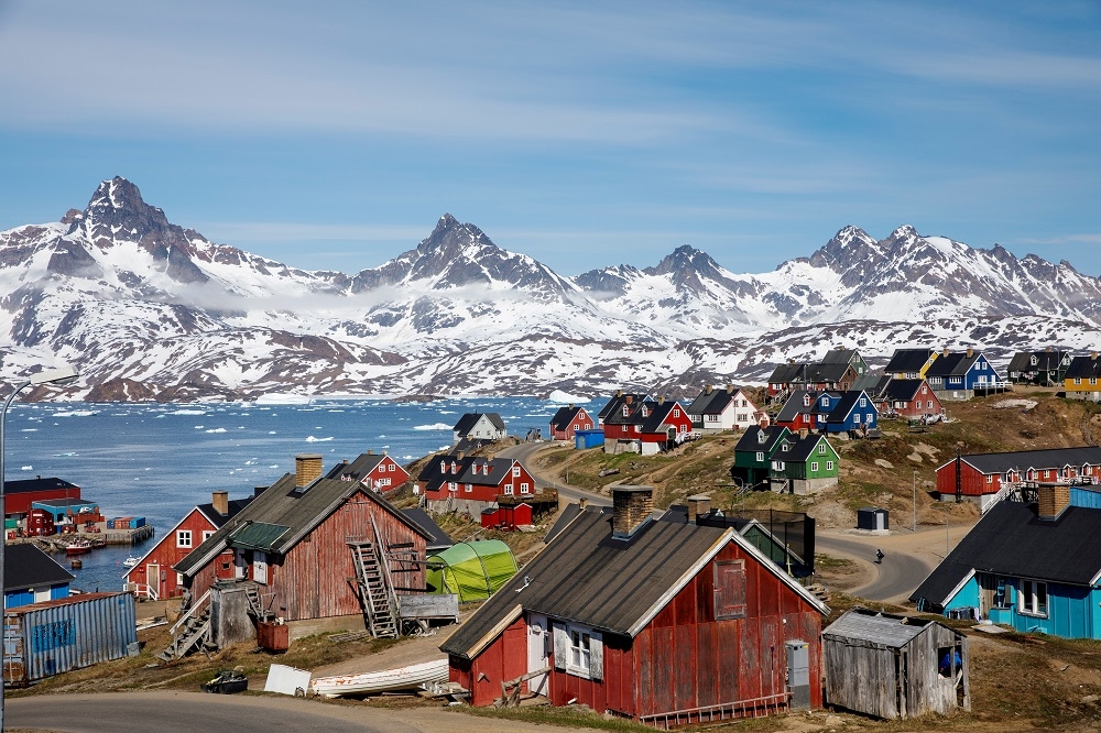 格陵蘭首府努克（Nuuk）。（湯森路透）