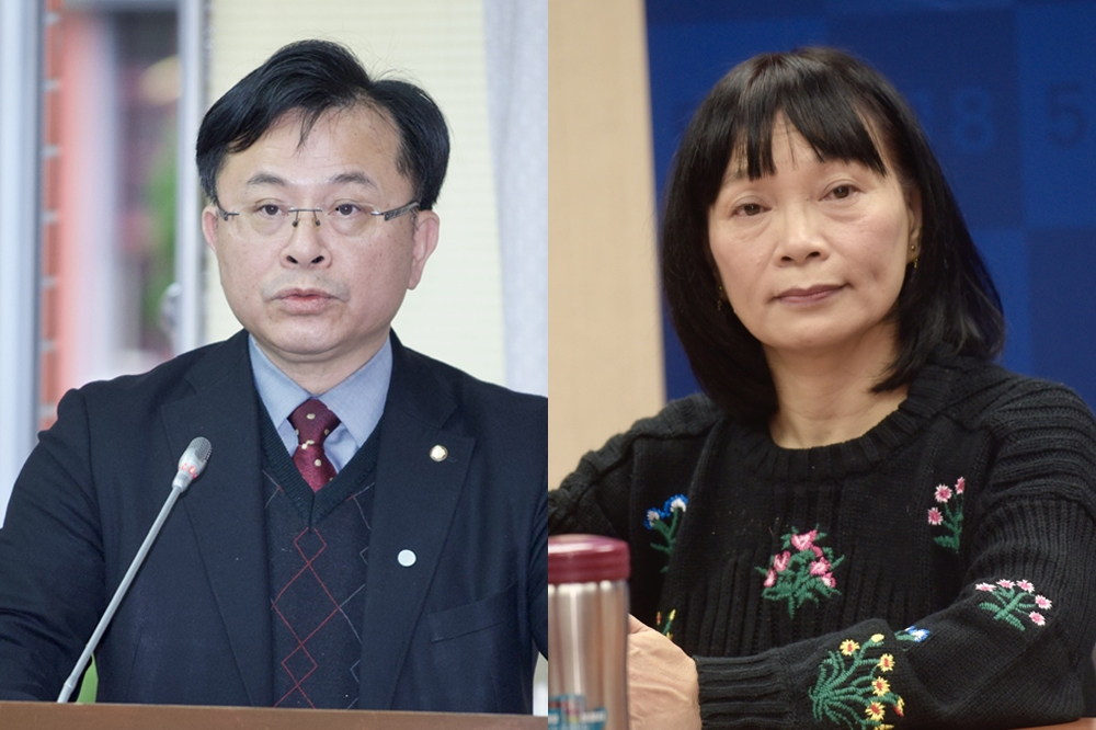 行政院提名陳耀祥(左）續任NCC委員並指定為主委，現任促轉會代理主委楊翠為主委(右）。（合成畫面／資料照片）