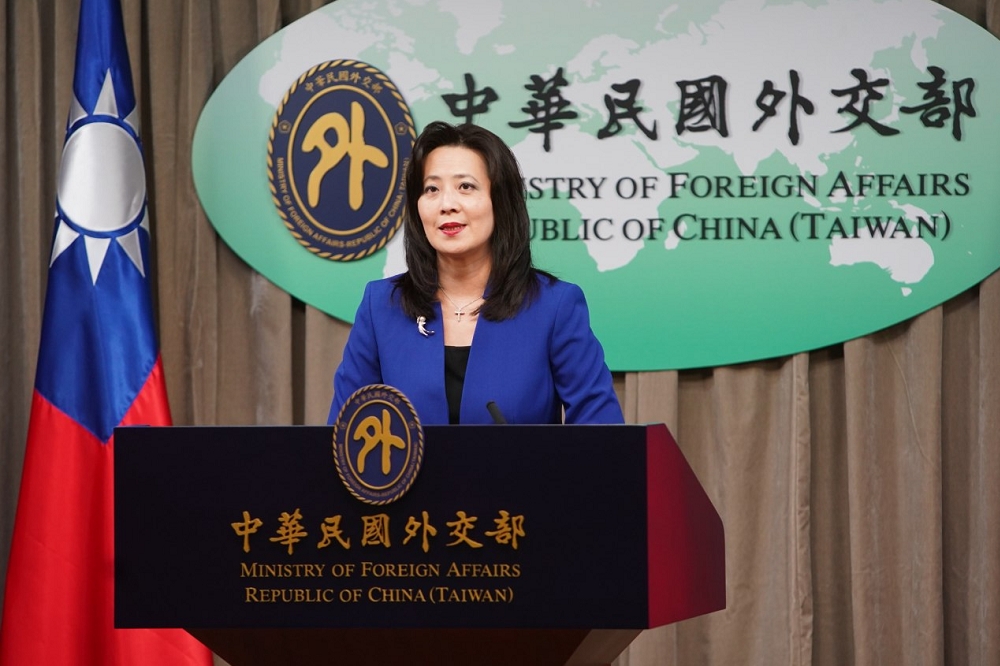 外交部發言人歐江安於5日宣布，將啟動第三波口罩援助行動。（外交部提供）