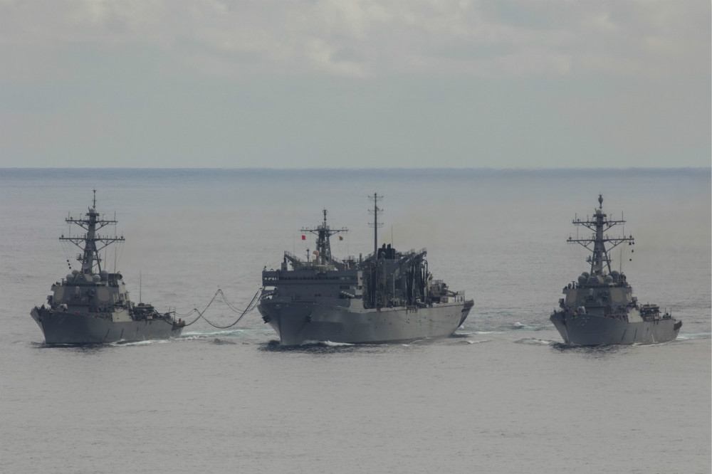 英美聯合5艘軍艦前往巴倫支海進行演習。（圖片取自美國海軍）
