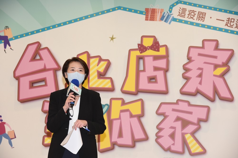 台北市副市長黃珊珊8日表示，北市府下周將針對各別場館、活動公布「解封原則」，藝文場館等有望再次開放。（蔣銀珊攝）