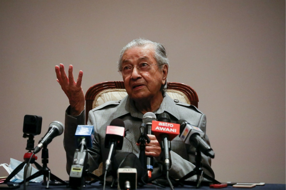 馬來西亞前首相馬哈迪，28日遭自己創立的土團黨開除黨籍。（湯森路透）