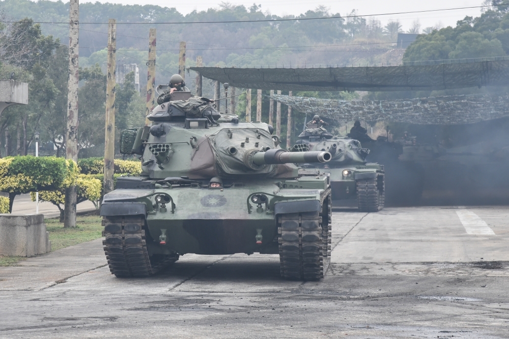 陸軍擬編列預算進行M60A3戰車性能提升，但由於動力規格國防部有意見，加上新增軍購案預算排擠，並未獲得預算。（資料照片／張文玠攝）