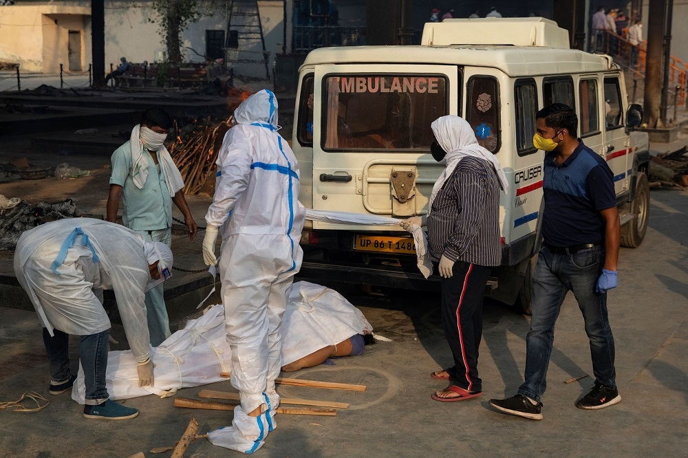 印度新德里幾乎淪為亞洲疫情最嚴重的城市。（湯森路透）