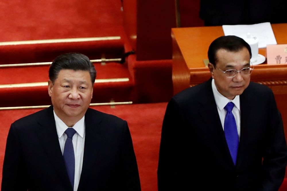 中國國家主席習近平（左）、國務院總理李克強。（湯森路透）