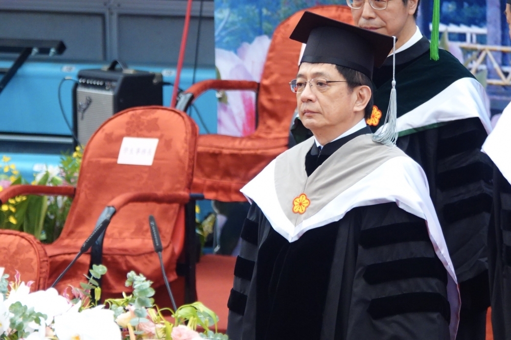 台大學生會成立校園轉型正義的提案未過關，校長管中閔強調，雖然提案不通過，但不代表校方反對。（資料照片／王侑聖攝）