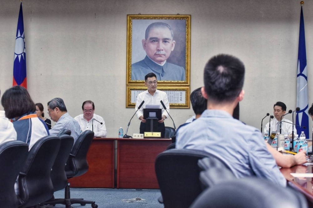 黃健庭20日宣布婉謝總統的提名，國民黨隨即表示，「撤銷他的停權處分」。（資料照片／楊約翰攝）