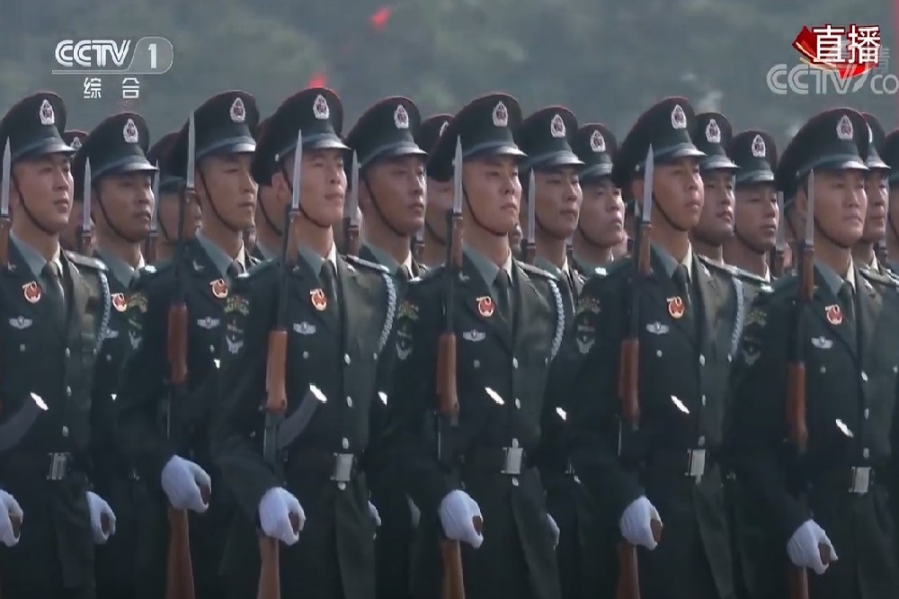 中國目前預備役部隊的總兵力約為800萬人。（圖片取自Youtube）