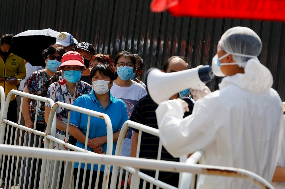 為避免受到北京第二波疫情影響，中國河北雄安新區安新縣宣布實施封閉管理。（湯森路透）