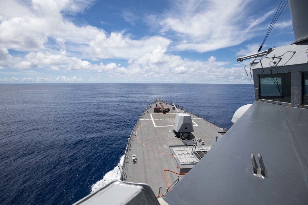 美國第7艦隊派遣驅逐艦巡航南海。 （取自7thfleet臉書）