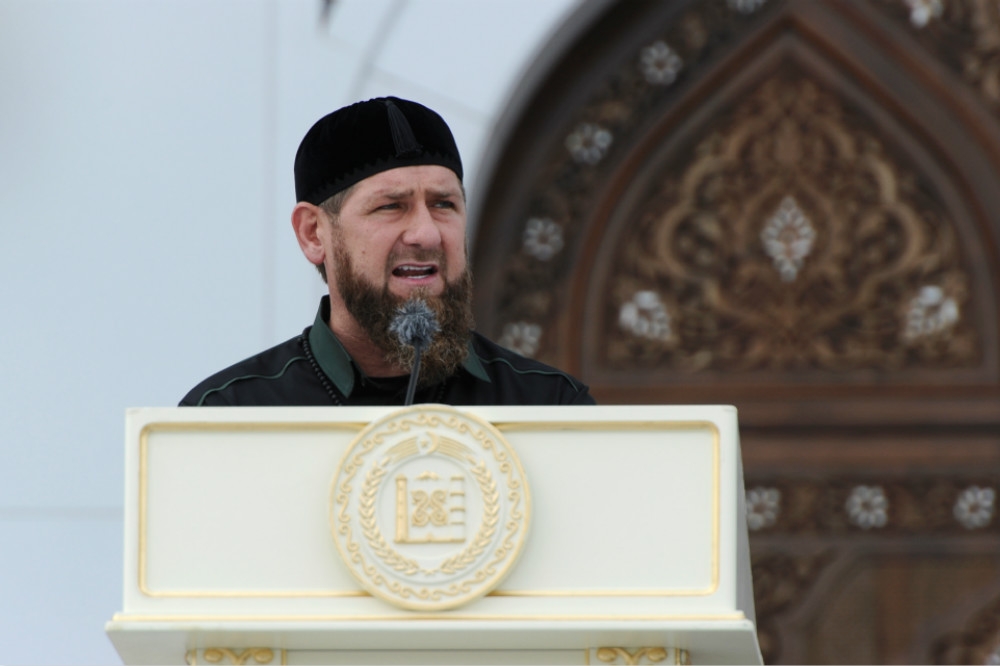 普京死忠支持者、車臣強人總統卡迪羅夫。（湯森路透）