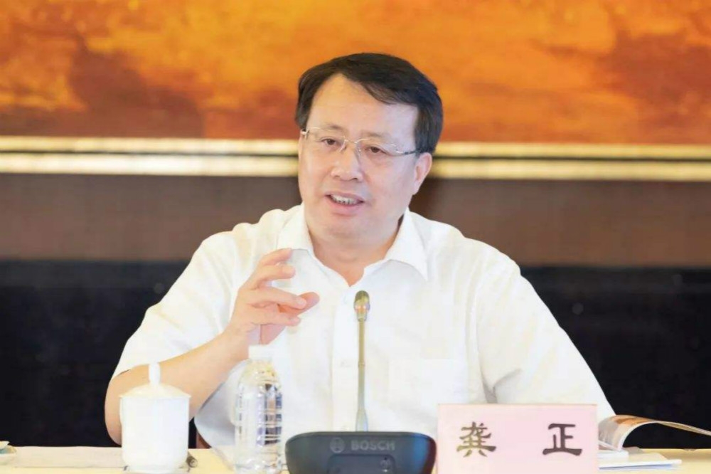 新當選的上海市長龔正。（圖片取自上海發布微信）