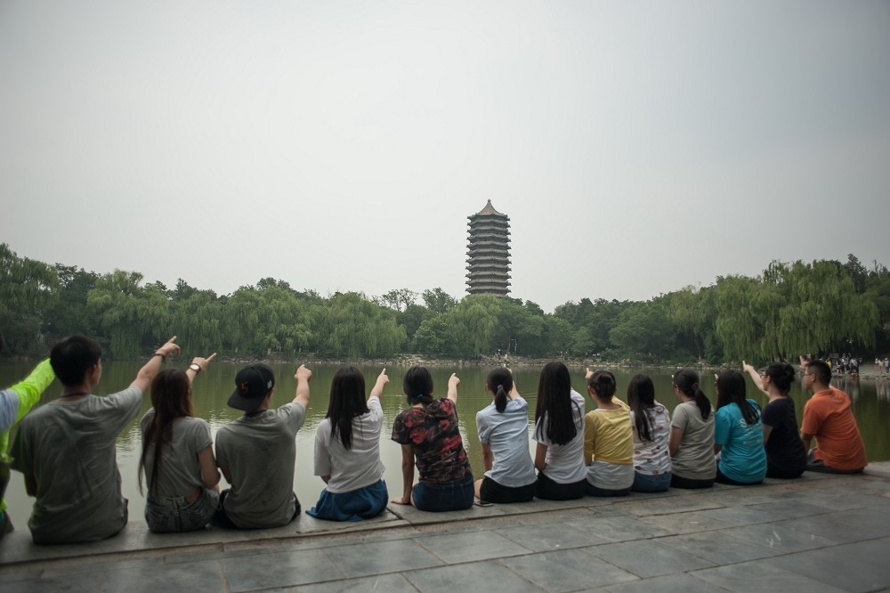 美國證實已中止傅爾布萊特專案，圖為中國北京大學校園。（湯森路透）