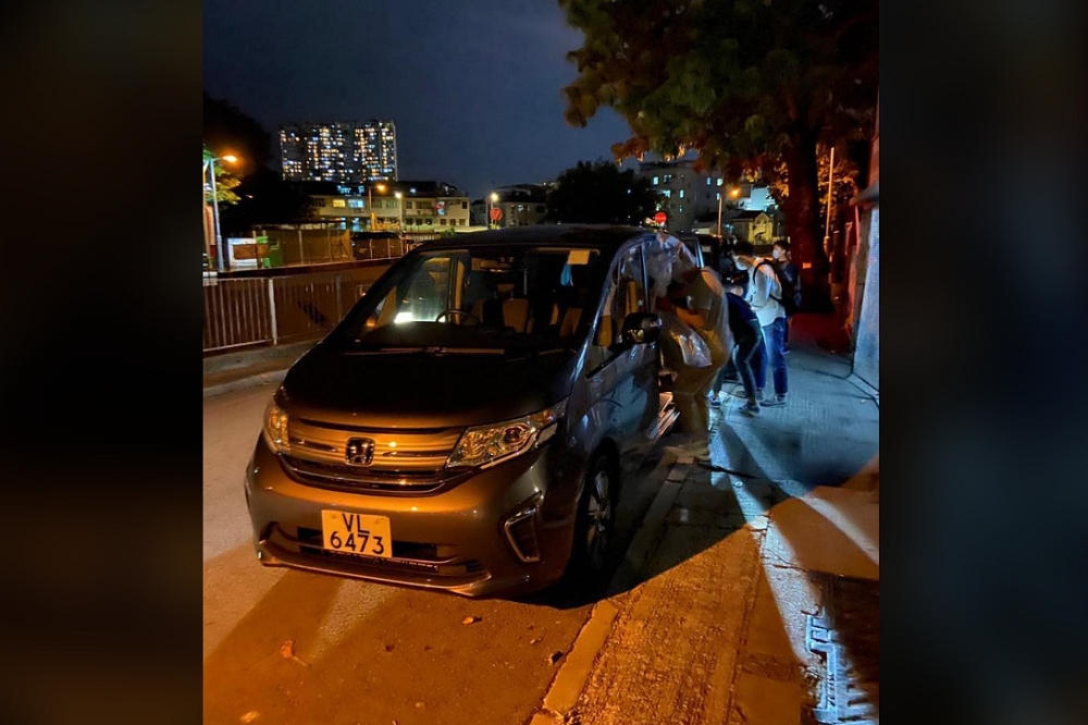 香港議員巫啟航表示，29日近晚上9點，學生動源鍾翰林已上手扣被捕，據悉被控煽動他人分裂國家。（取自巫啟航臉書）