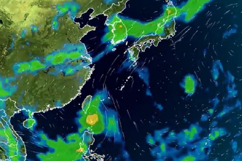 氣象主播賴忠瑋表示，南海環境適合熱帶擾動生成，下周不排除有低壓夾帶水氣影響台灣。（取自氣象主播　賴忠瑋臉書粉絲專頁）