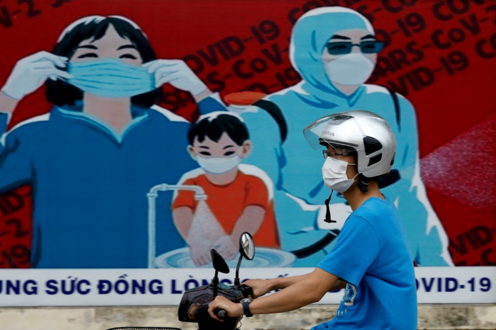 越南國內再現第二波肺炎疫情。（湯森路透）