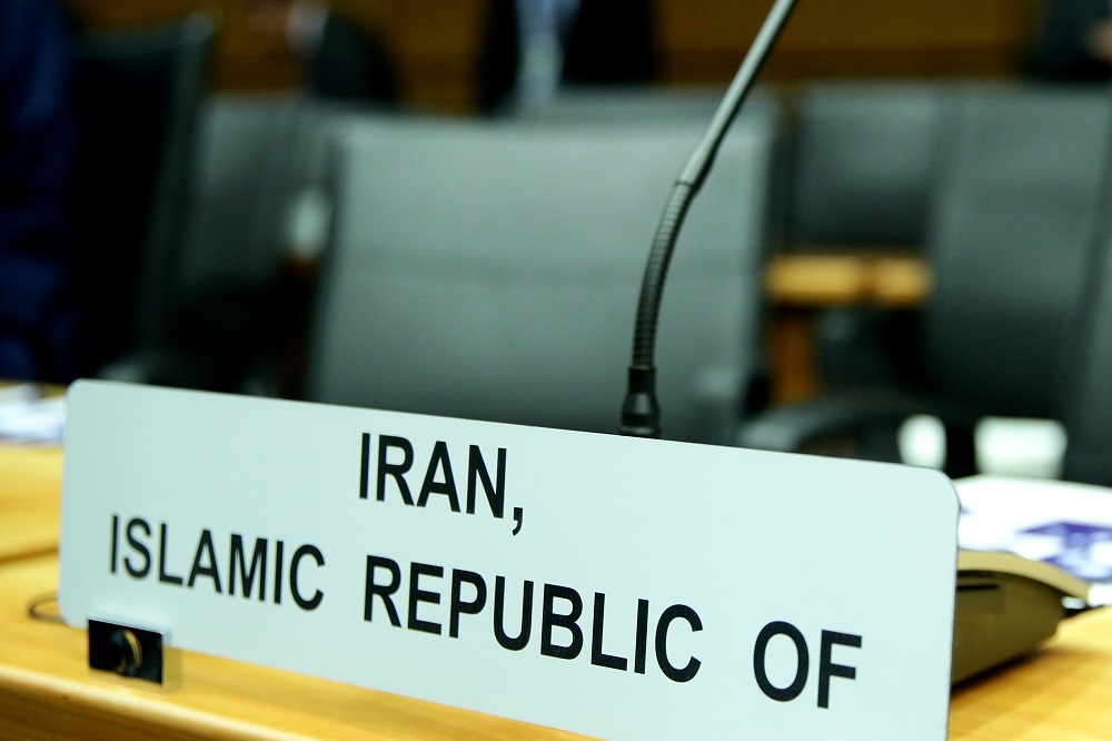 伊朗在國際原子能機構（IAEA）的會議席次資料照。（湯森路透）