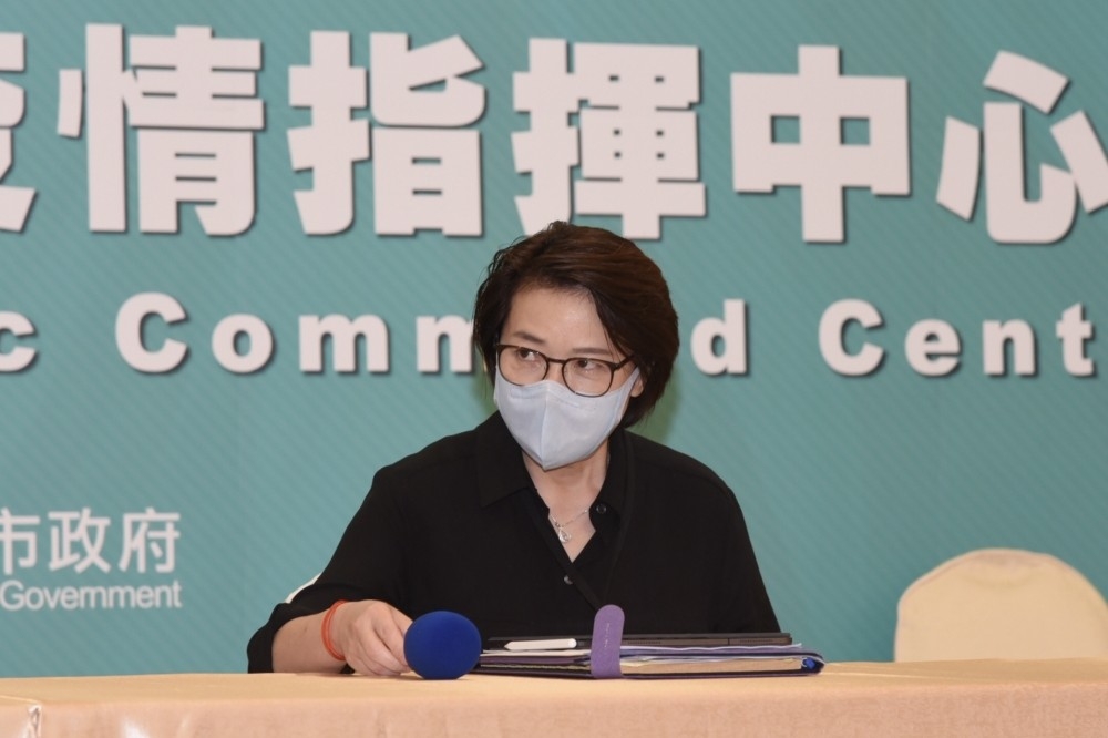 台北市副市長黃珊珊17日表示，北市有多家非防疫旅館收住居家檢疫者，要求21日前將檢疫者轉介至合格防疫旅館，否則將公告名單。（資料照片／蔣銀珊攝）
