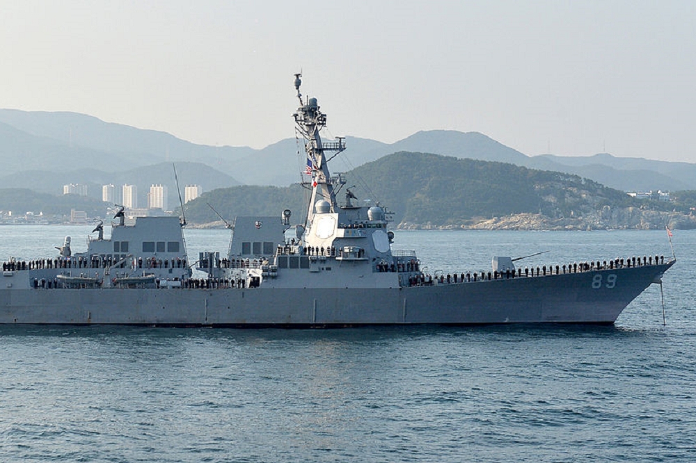 軍伯克級驅逐艦馬斯汀號USS Mustin DDG 89在18日於馬祖東引海域航行，國防部19日證實。（取自維基百科）