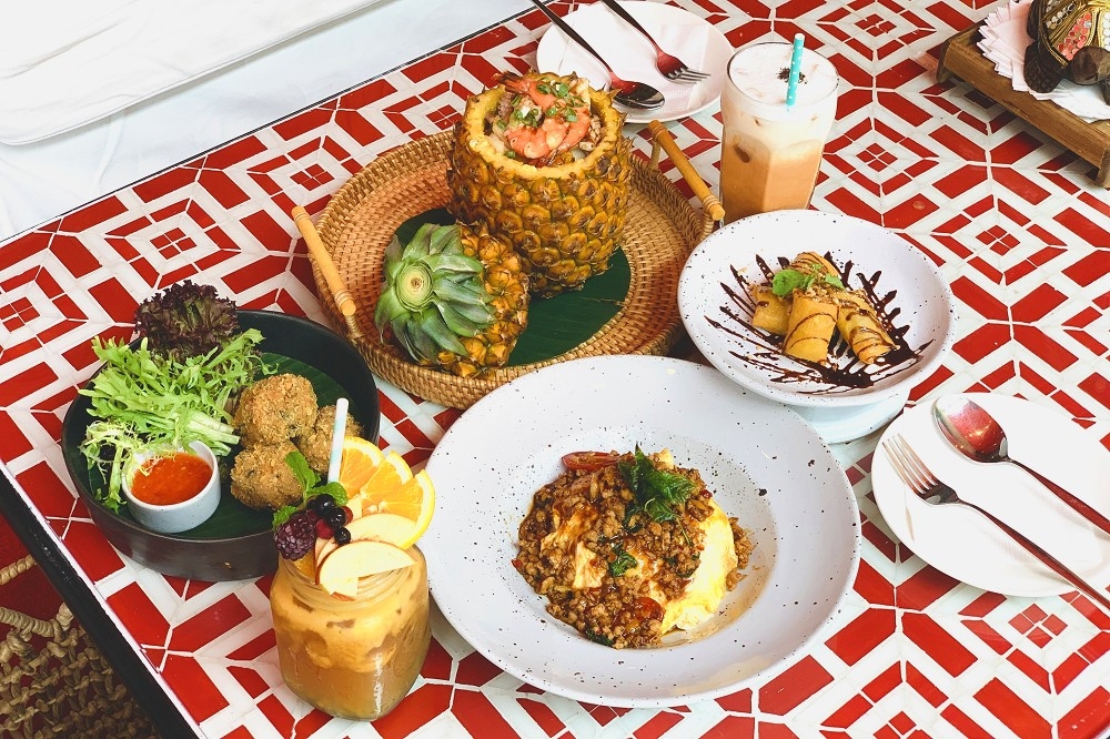 主打時髦又經典的泰式料理餐廳「SO BANGKOK」， 8 月 28 日正式開幕。（張芳瑜攝）