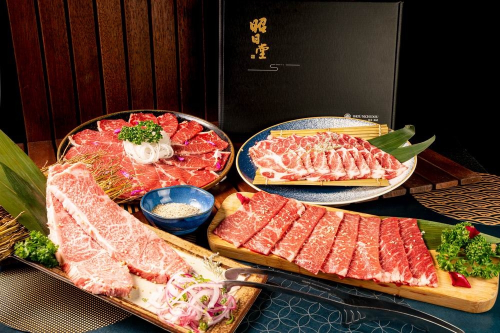昭日堂今年首度推出燒肉禮盒。（業者提供）