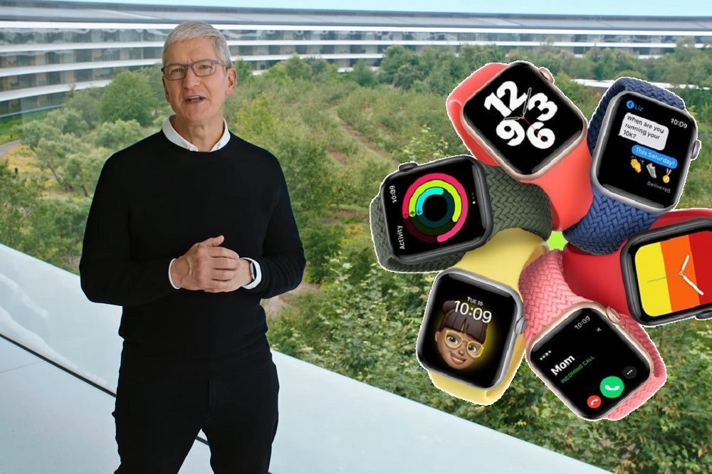 全新Apple Watch Series 6搭配血氧感測效能。 （湯森路透、取自蘋果官網）