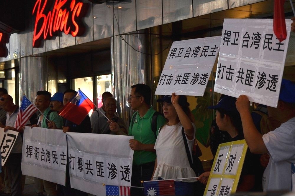 反共的台灣人那麼多，會強增反共陣營的信念和力量，削弱親共陣營的信念和力量。（攝影：李濠仲）