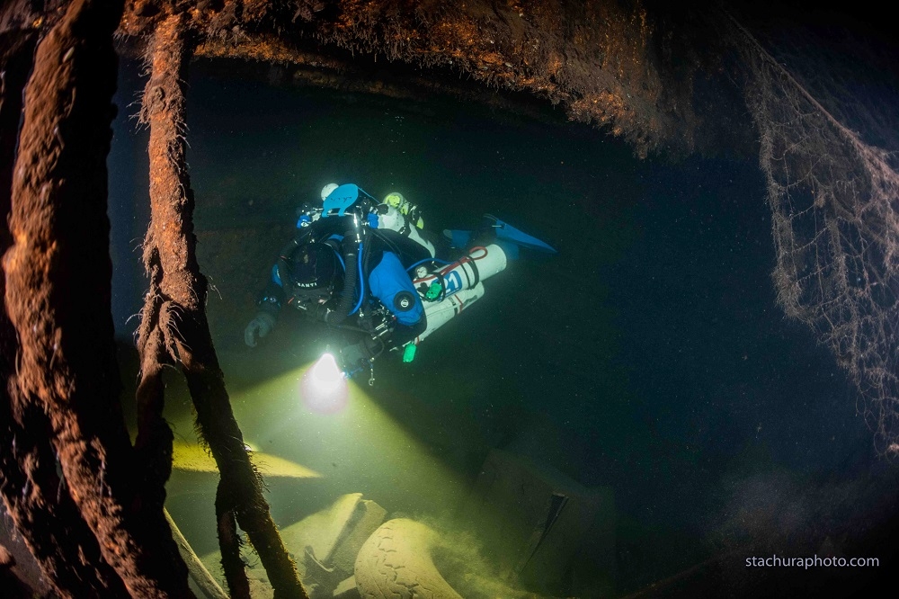 潛水員在波羅的海發現沈船。（湯森路透）