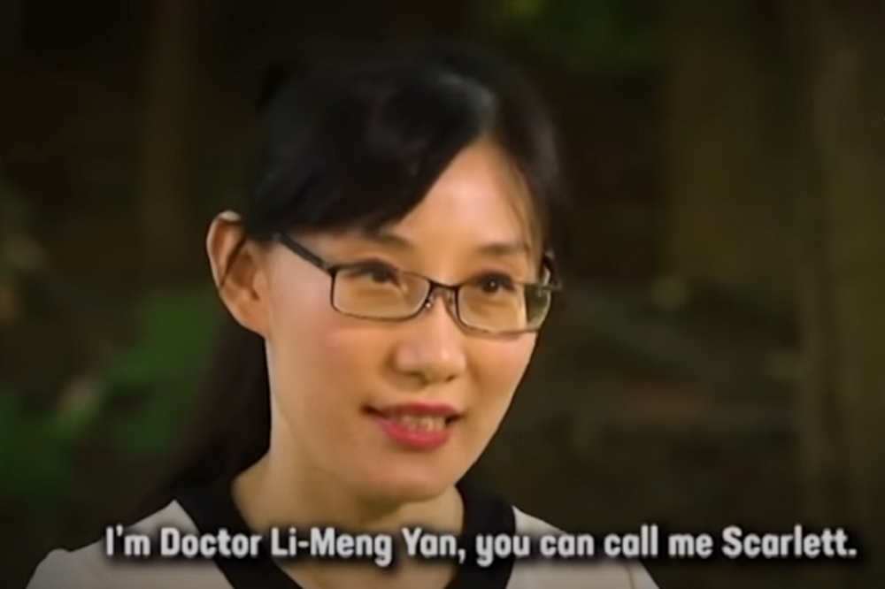 流亡美國的中國病毒學家閻麗夢。（圖擷取自Youtube新唐人電視台）