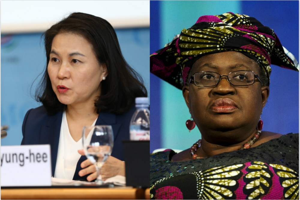 世貿組織將選出新一屆秘書長，外電傳聞最終人選：俞明希（左）和伊衛拉（右）。（湯森路透）