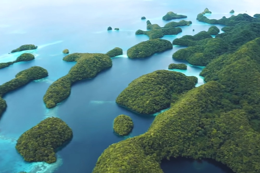 有媒體傳出觀光局與帛琉當局（圖）協商將設「旅遊泡泡」，互相開放邊境，先以團體行程為主。（取自YouTube）
