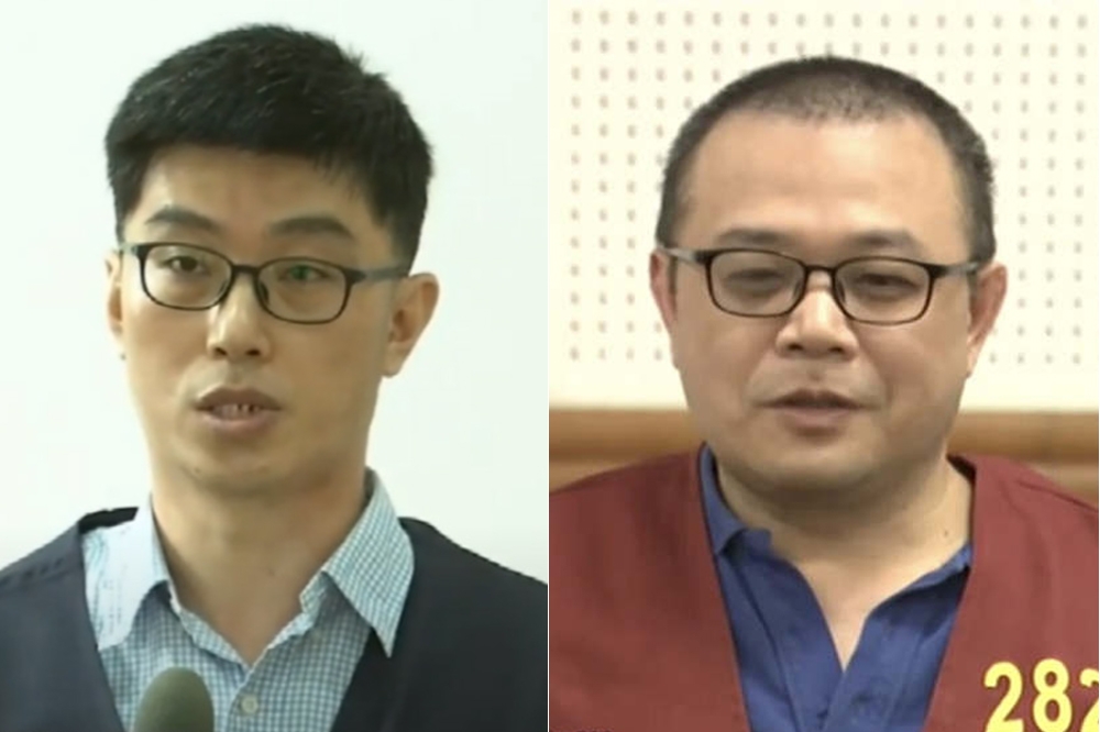 從李孟居（圖右）到鄭宇欽（圖左），中共關押台灣人顯然不是依著你的藍綠統獨立場來劃分，跟妳反不反戰，是否自認為台灣人也沒有干係。（合成圖片）
