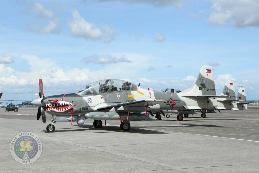 菲律賓6架新型「大嘴鳥」攻擊機編列服役。（圖片取自菲國國防部）