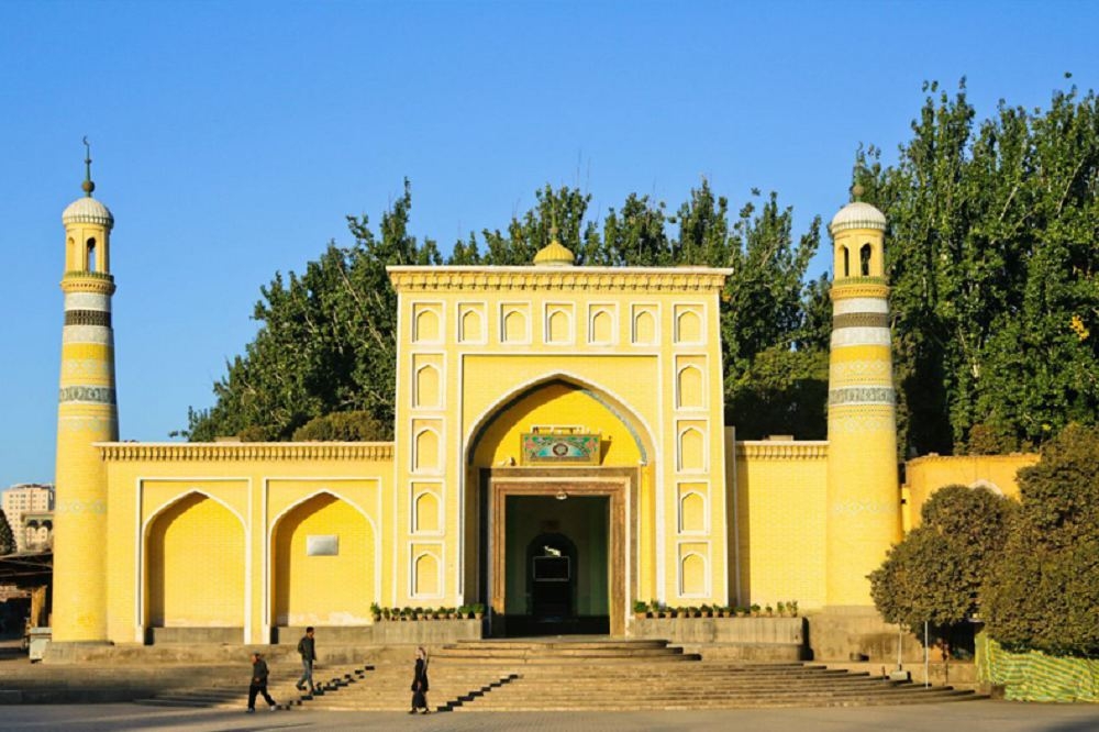新疆維吾爾自治區喀什市艾提尕尔清真寺。（擷取自百度百科）