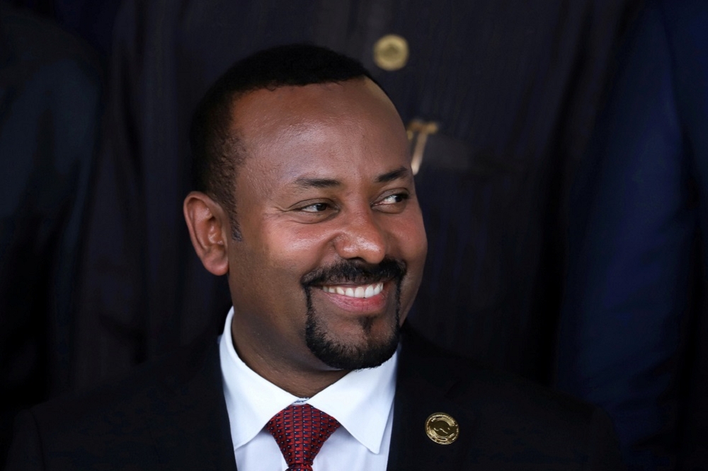 衣索比亞總理艾哈邁德（Abiy Ahmed）於去年諾貝爾和平獎，衣國仍動盪不安。（湯森路透）