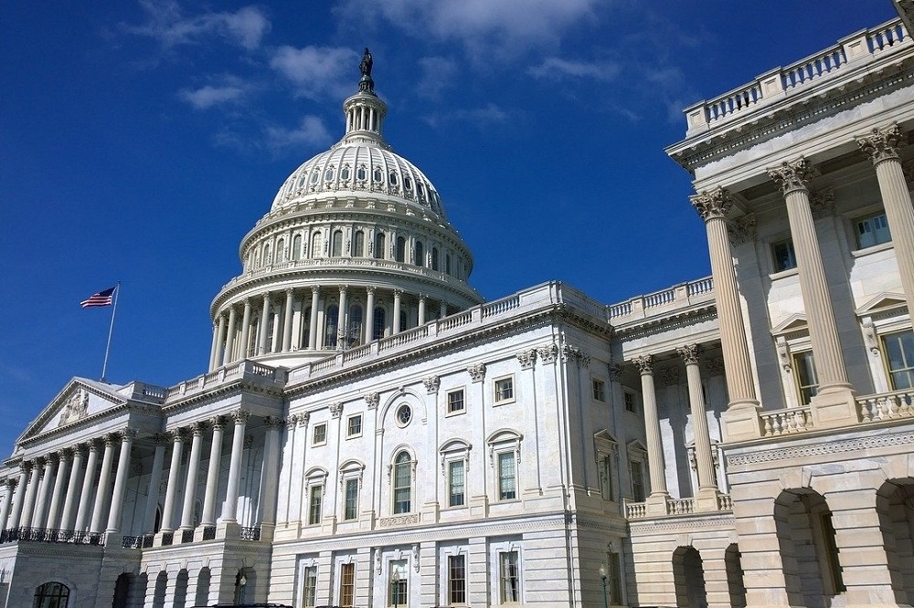 美國國會大廈。（pixabay）