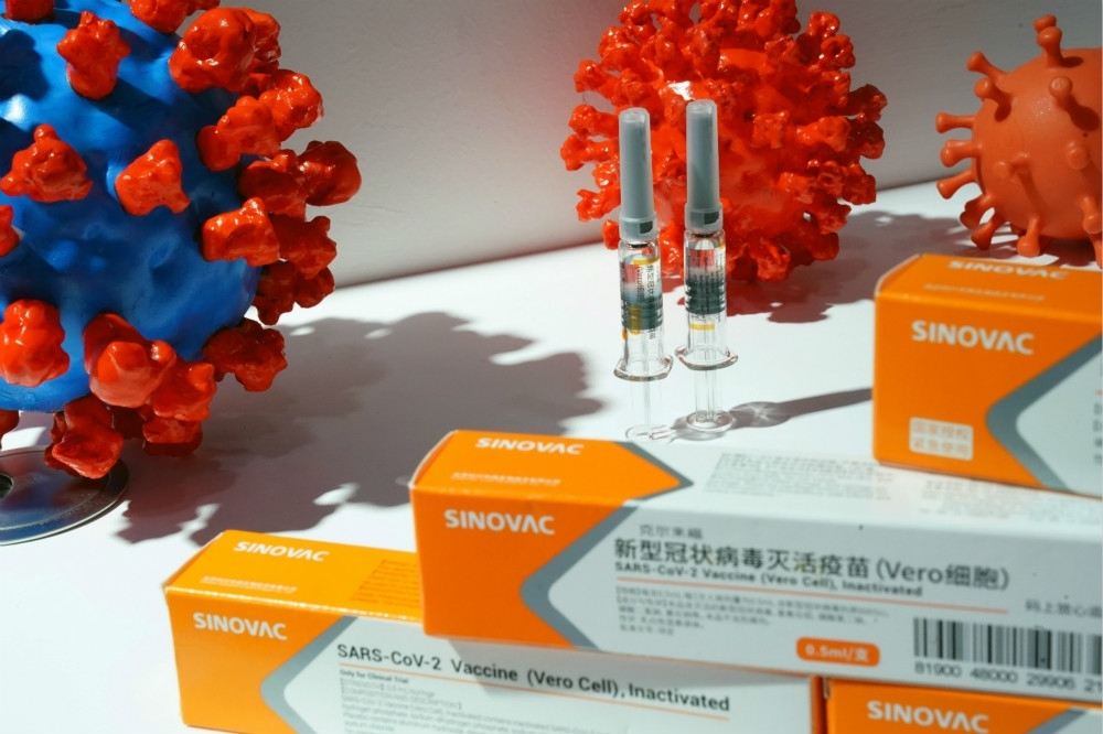 中國科興生物公司研發的新冠肺炎疫苗。（湯森路透）