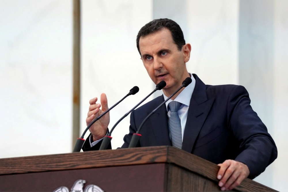 掌權20年、敘利亞現任強人總統小阿塞德。（湯森路透）